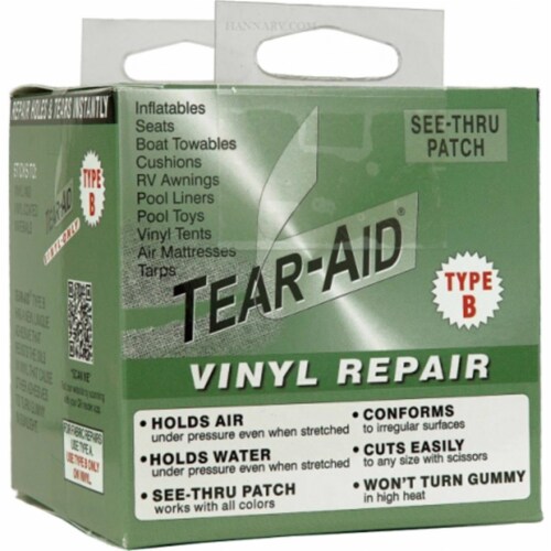 Tear-Aid ROLL-B-100 Retail Roll 3 in. x 5 ft. Repair Patch, Vinyl