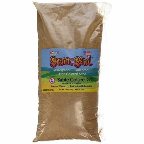 Scenic Sand 14564 Activa 5 lbs Scenic Sand, Cocoa Brown Perspective: front