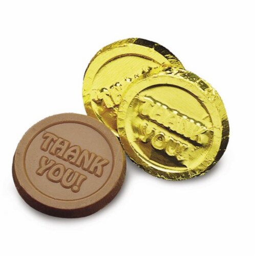 Chocolate Chocolate 325050 Thank You Coins - Pack of 250 Perspective: front