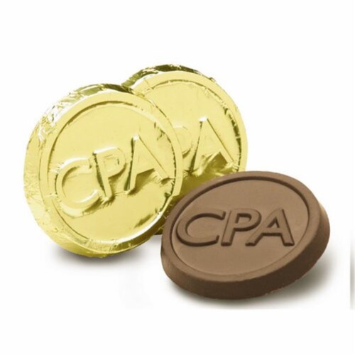 Chocolate Chocolate 325055 CPA Coins - Pack of 250 Perspective: front