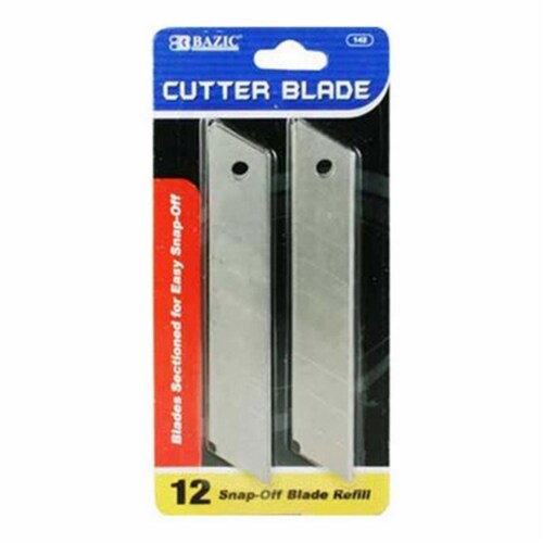 Bazic 142 Cutter Replacement Blades (12/Pack) Case of 24 Perspective: front