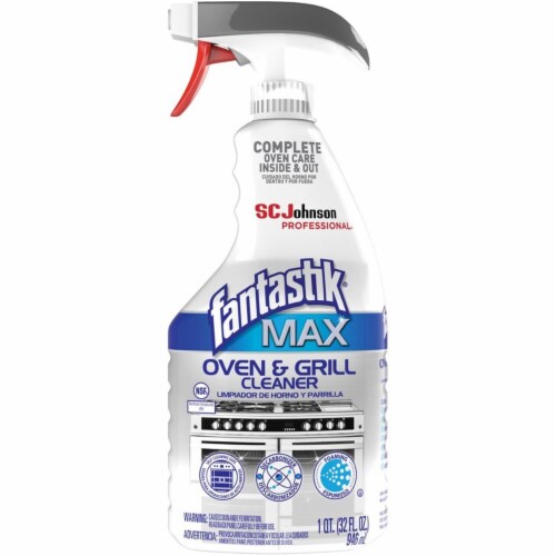 Fantastic SJN323562 32 oz 0.25 gal Max Oven & Grill Cleaner, White Perspective: front