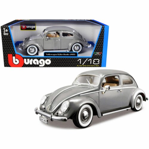Bburago 12029gry Gray 1 by 18 Diecast Model Car for 1955 Volkswagen Kafer Beetle 1 Fry s Food Stores
