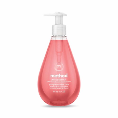 Method Pink Grapefruit Gel Hand Wash Soap - Pack of 6 Perspective: front