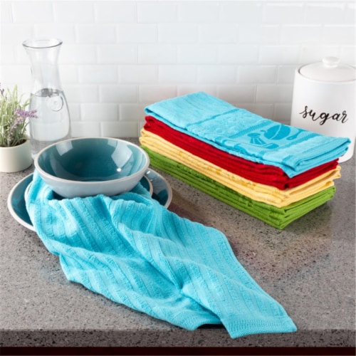  Lavish Home 100% Combed Cotton Dish Cloths Pack