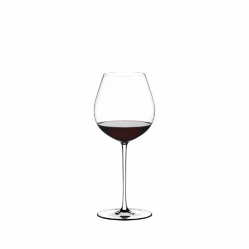 Riedel 4900-07W Fatto A Mano Old World Pinot Noir Wine Glass, White Perspective: front