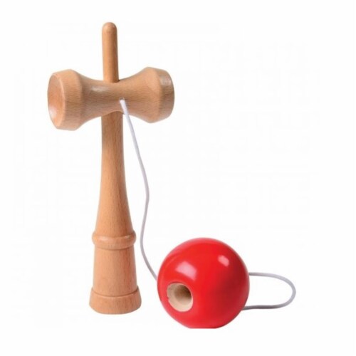 US Toy 4681 Wooden Kendama with Red Ball 1 Fry s Food Stores