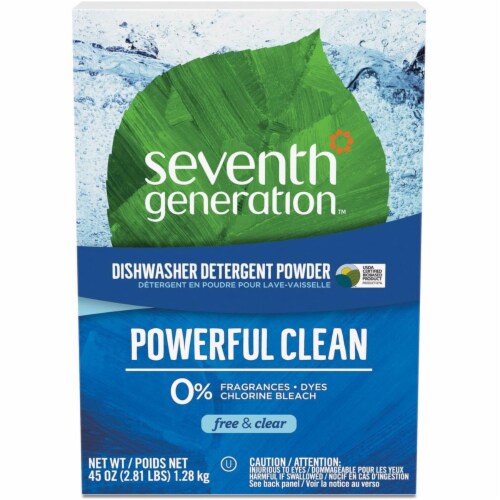 Seventh Generation SEV22150CT 45 oz Dishwasher Detergent Powder Perspective: front