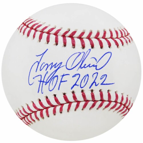 Schwartz Sports Memorabilia OLIBSB122 Tony Oliva Signed Rawlings Official MLB Baseball with H Perspective: front