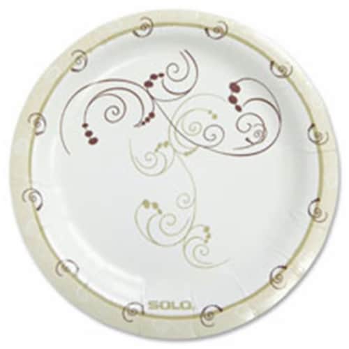 Solo Cup SCCMP6J8001CT Heavyweight Paper Plates- 1000 Per Carton Perspective: front