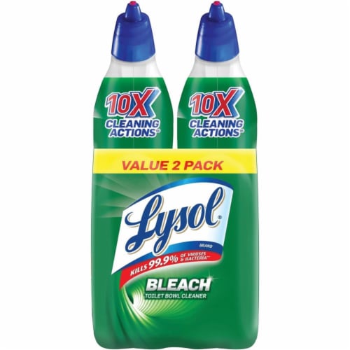 Reckitt Benckiser RAC96085 24 oz Lysol Bleach Toilet Bowl Cleaner - Pack of 2 Perspective: front