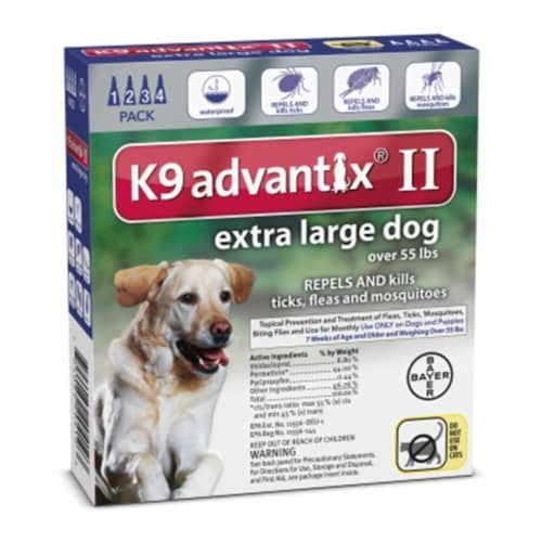 Advantage K9 Advantix Extra Large dog Flea Control 4 ct Kroger