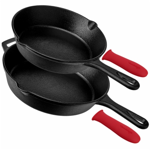  Cuisinel Cast Iron Cookware Set - 6-Pieces Pre