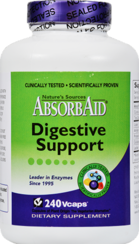 AbsorbAid Digestive Support Dietary Supplement Perspective: front