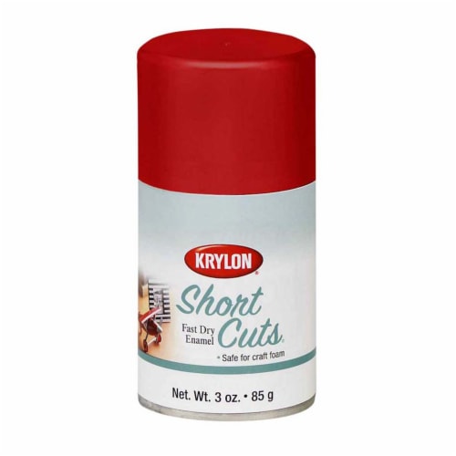 Krylon® Short Cuts® Gloss Spray Paint - Red Pepper Perspective: front