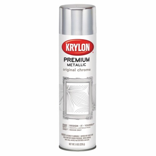 Krylon® Premium Metallic Original Chrome Finish Spray Perspective: front