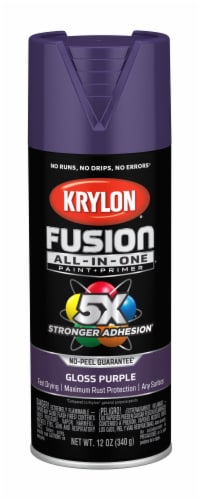 Krylon® Fusion All-In-One Gloss Paint & Primer - Purple Perspective: front