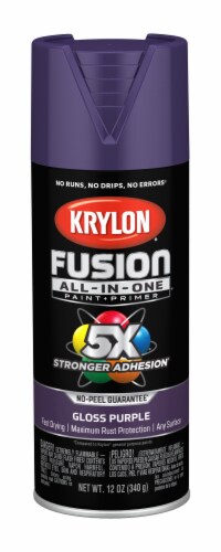 Krylon® Fusion All-In-One Gloss Paint & Primer - Purple Perspective: front