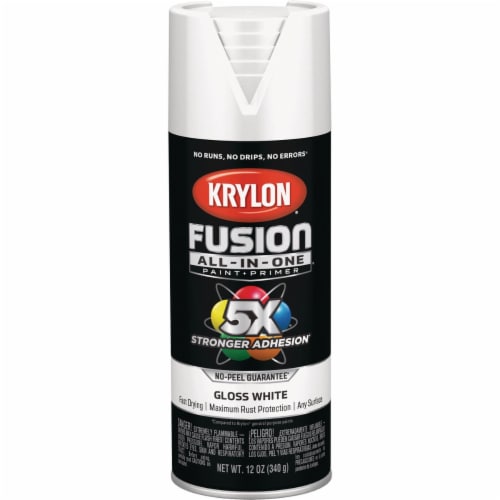 Krylon® Fusion All-In-One™ Gloss Paint & Primer - White Perspective: front