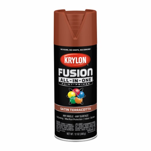 Krylon® Fusion AllInOne Satin Terracotta Paint + Primer, 12 oz