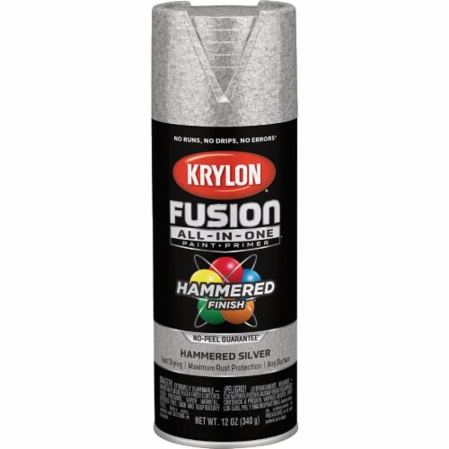 Krylon® Hammered Spray Paint - Silver Perspective: front