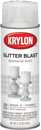 Krylon® Glitter Blast™ Glitter Spray Paint - Diamond Dust Perspective: front