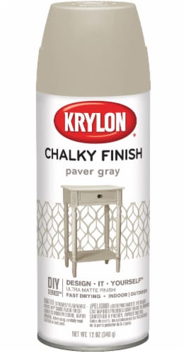 Krylon® Chalky Matte Finish Paint - Paver Gray Perspective: front