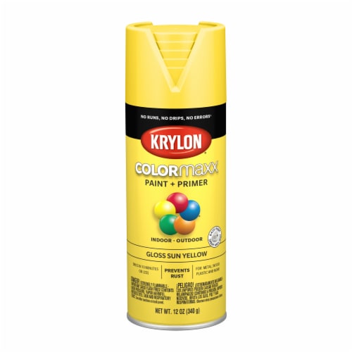 Krylon Neon Spray Paint 12oz Yellow, 1 - Kroger