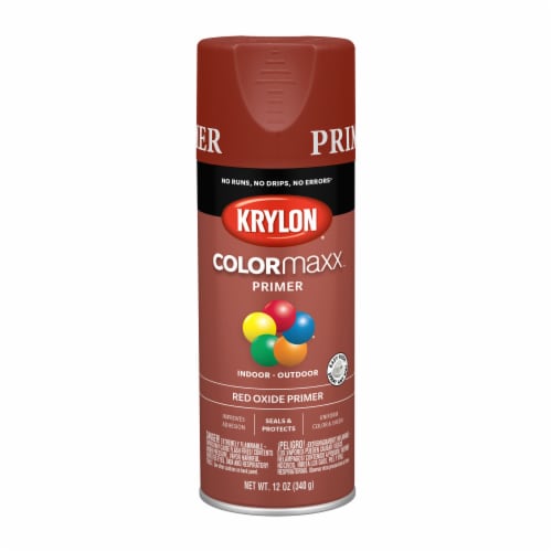 Krylon® ColorMaxx Indoor/Outdoor Primer - Red Oxide Perspective: front