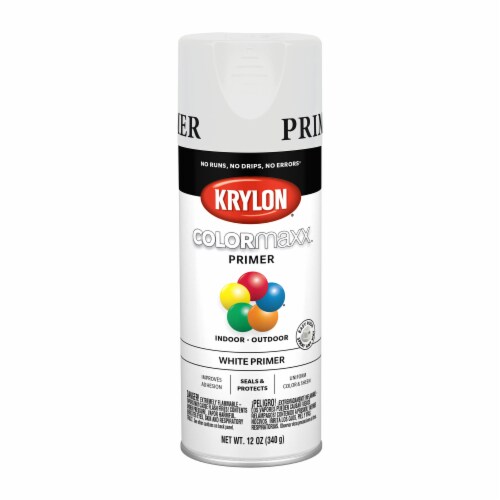 Krylon® ColorMaxx™ Indoor/Outdoor Primer- White Perspective: front