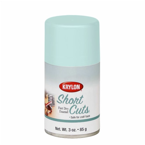 Krylon® Short Cuts Fast Dry Matte Enamel Spray Paint - Rain Drop Perspective: front