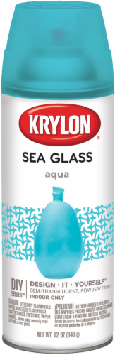Krylon® Sea Glass Finish - Aqua Perspective: front
