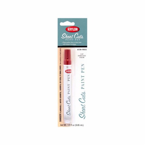 Krylon® Short Cuts® Hobby/Craft Paint Pen - Red Perspective: front