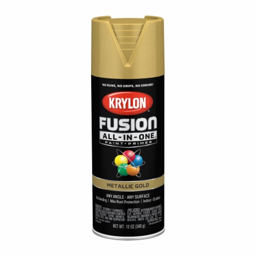 Krylon® Fusion All-In-One™ Gold Metallic Paint & Primer Perspective: front