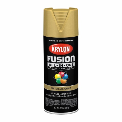 Krylon® Fusion All-In-One™ Gold Metallic Paint & Primer Perspective: front