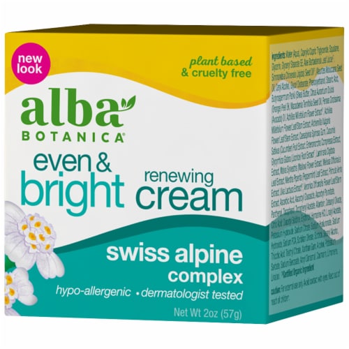 Alba Botanica Even & Bright Renewing Cream Perspective: front