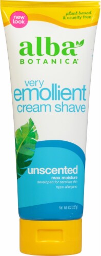 Alba Botanica Unscented Very Emollient Shave Cream Perspective: front