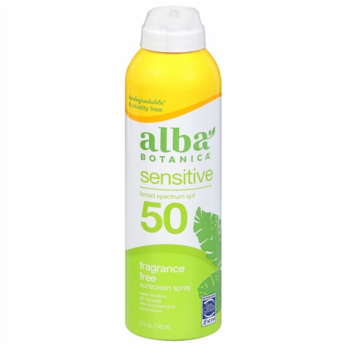 Alba Botanica Fragrance Free Clear Sunscreen SPF 50 Perspective: front