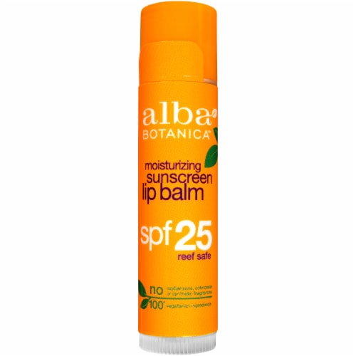 Alba Botanica Very Emollient SPF 25 Sunblock Lip Balm Perspective: front
