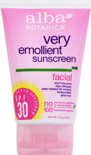 Alba Botanica Sensitive Skin Facial Sunscreen Perspective: front