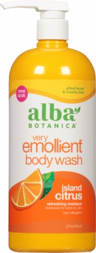 Alba Botanica® Island Citrus Very Emollient Body Wash Perspective: front