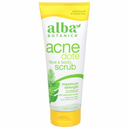 Alba Botanica® Acne dote Face & Body Scrub Perspective: front