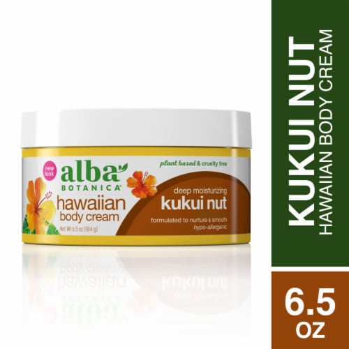 Alba Botanica® Hawaiian Kukui Nut Body Cream Perspective: front