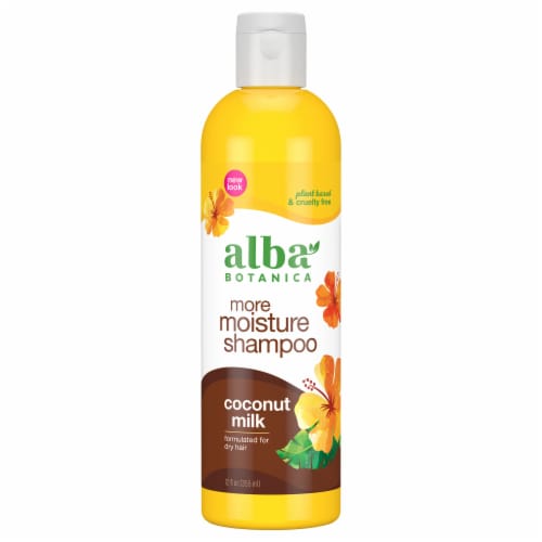 Alba Botanica® Coconut Milk More Moisture Shampoo Perspective: front