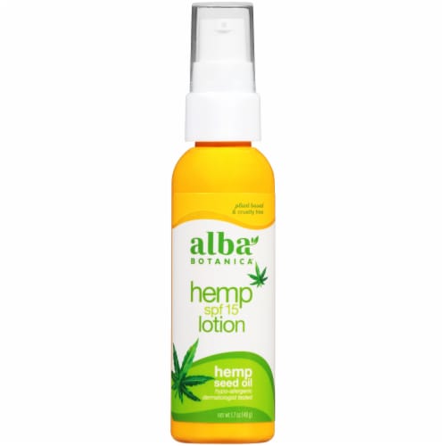 Alba Botanica® Hemp Hydrating Lotion SPF 15 Perspective: front