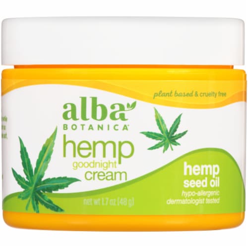 Alba Botanica® Hemp Goodnight Cream Perspective: front