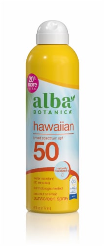 Alba Botanica® Hawaiian Sunscreen Spray SPF 50 Perspective: front