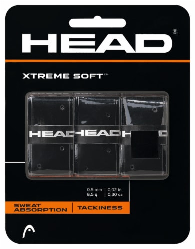 HEAD Xtreme Soft™ Tennis Overgrip - Black Perspective: front