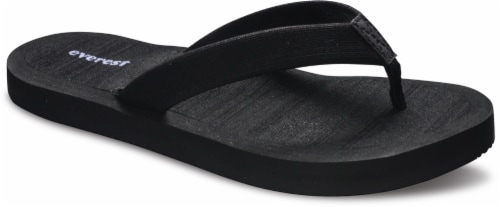 Everest Women's Flip-Flops - Black, 6 - Fred Meyer