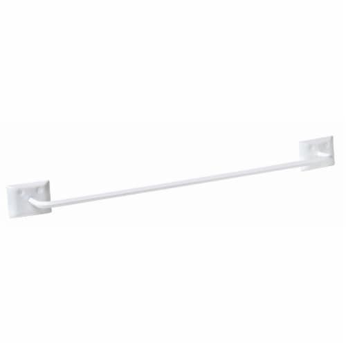 Decko Towel Bar 18" Wht Perspective: front